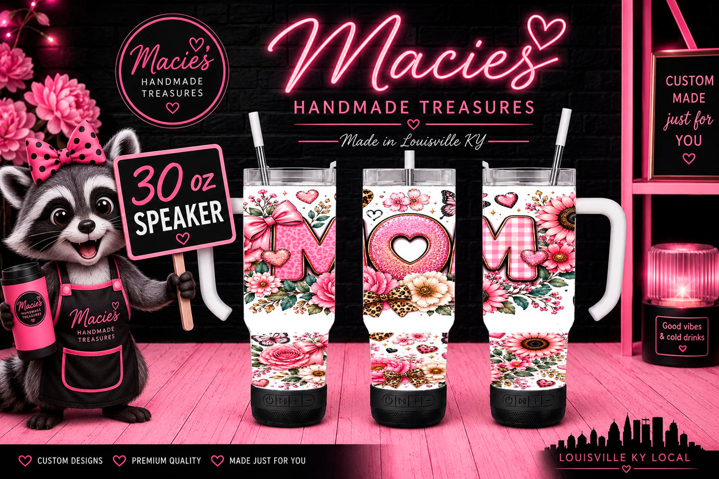 Speaker Tumbler 30 oz MoM