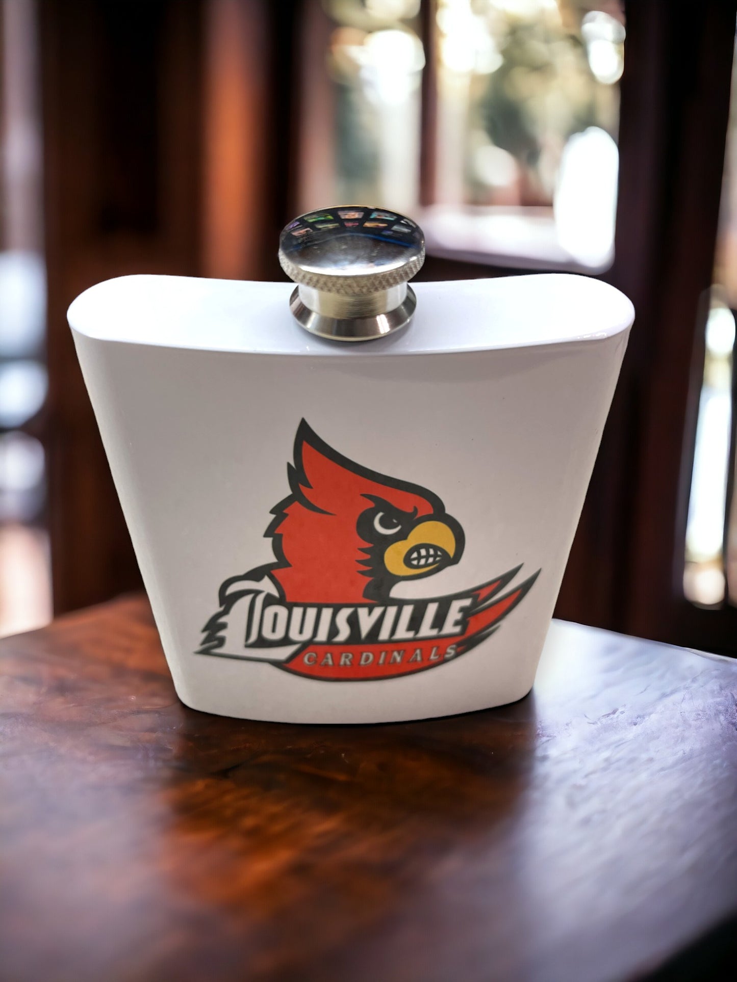 7oz U of L Hip Flask