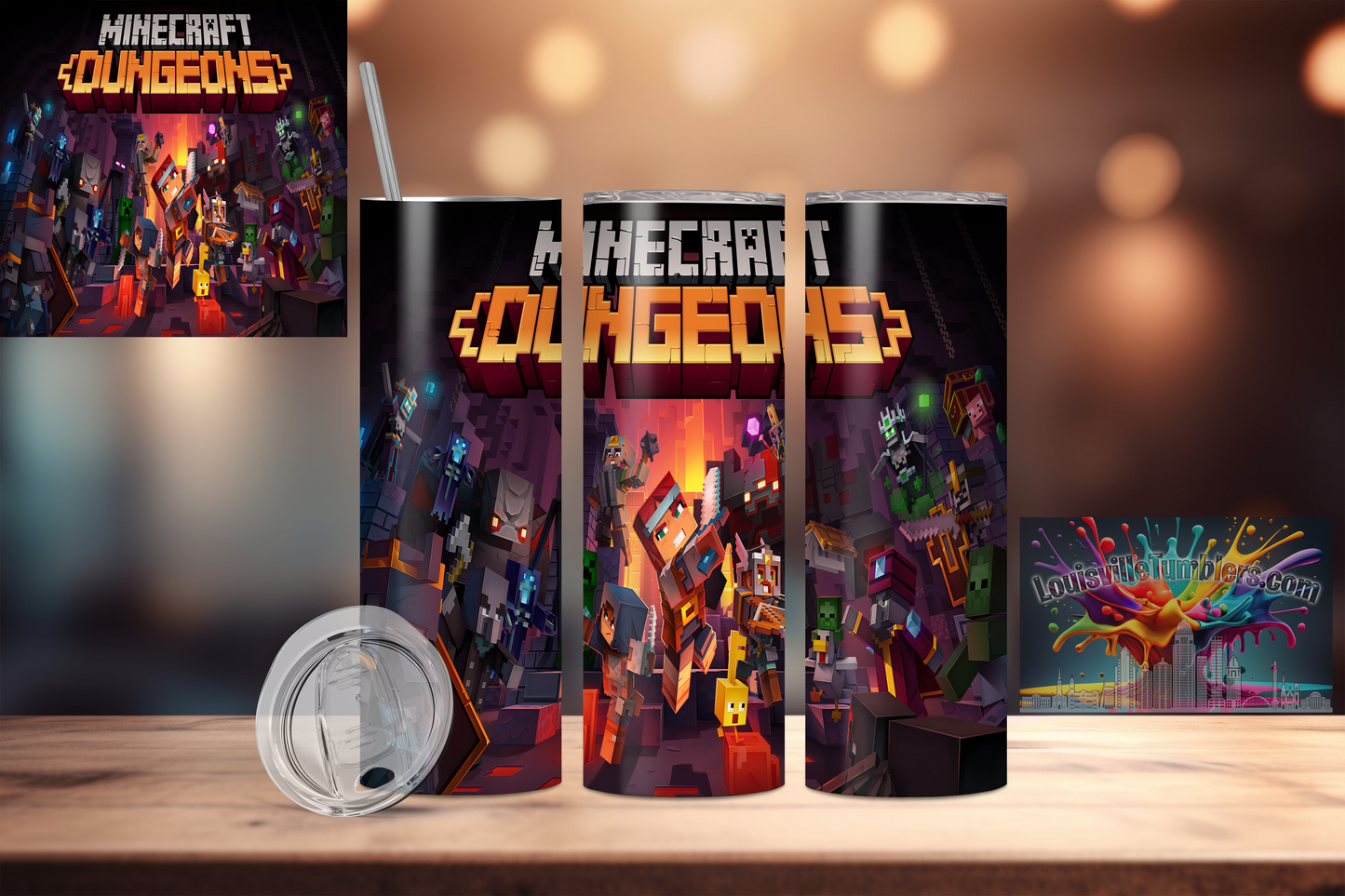 20 oz Minecraft Dungeons Tumbler