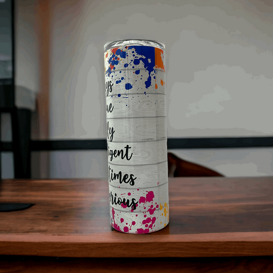 20oz Tumbler, Autism, Puzzle Pieces