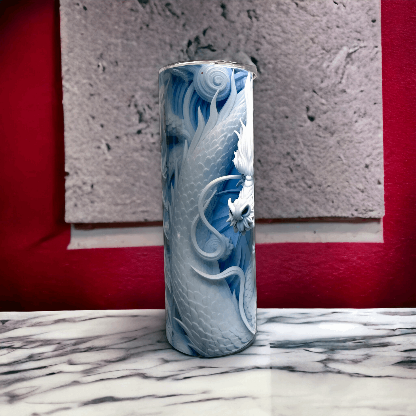 20 oz Dragon UV Blue Tumbler