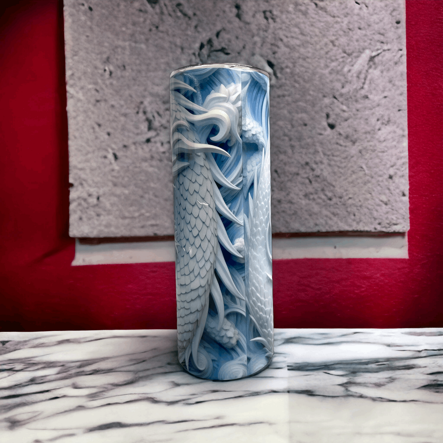 20 oz Dragon UV Blue Tumbler