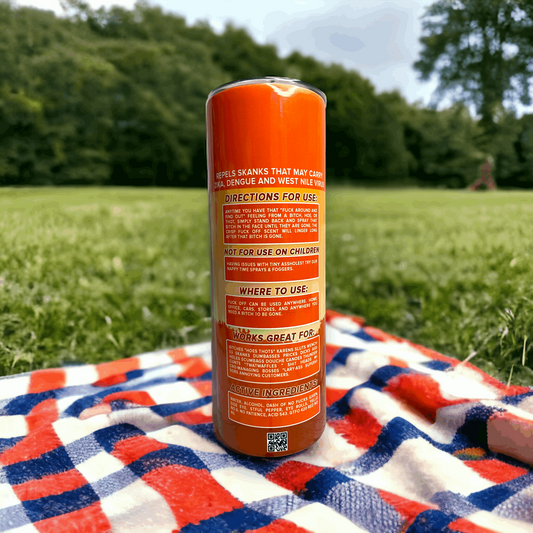 20 oz Heifer Repellent F-Off Orange Tumbler