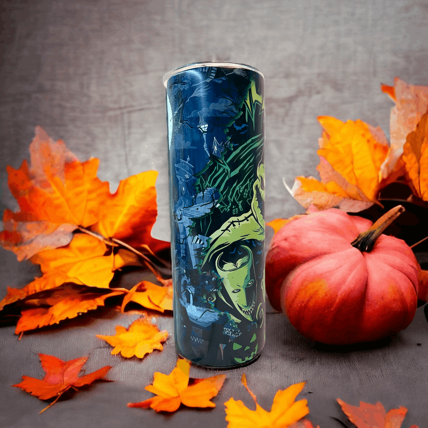 20 oz Green Glow N Dark BoogieMan Tumbler