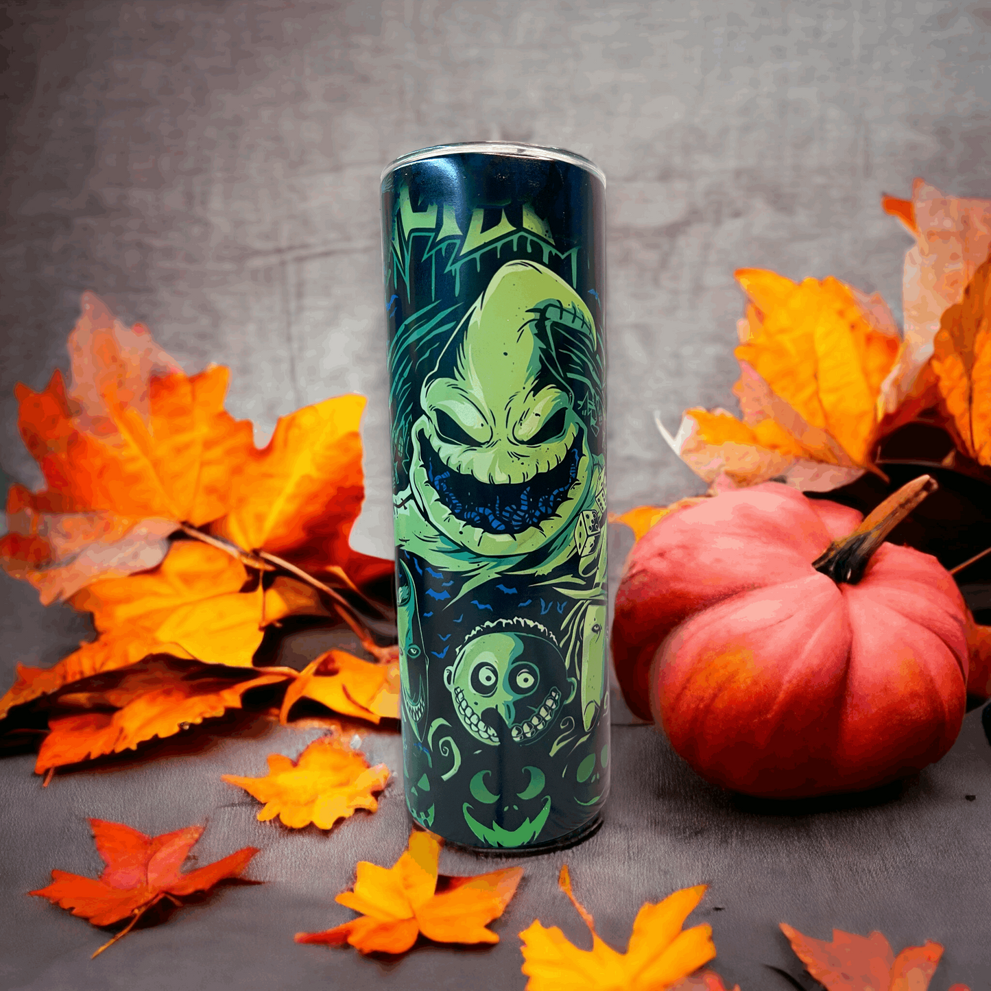 20 oz Green Glow N Dark BoogieMan Tumbler