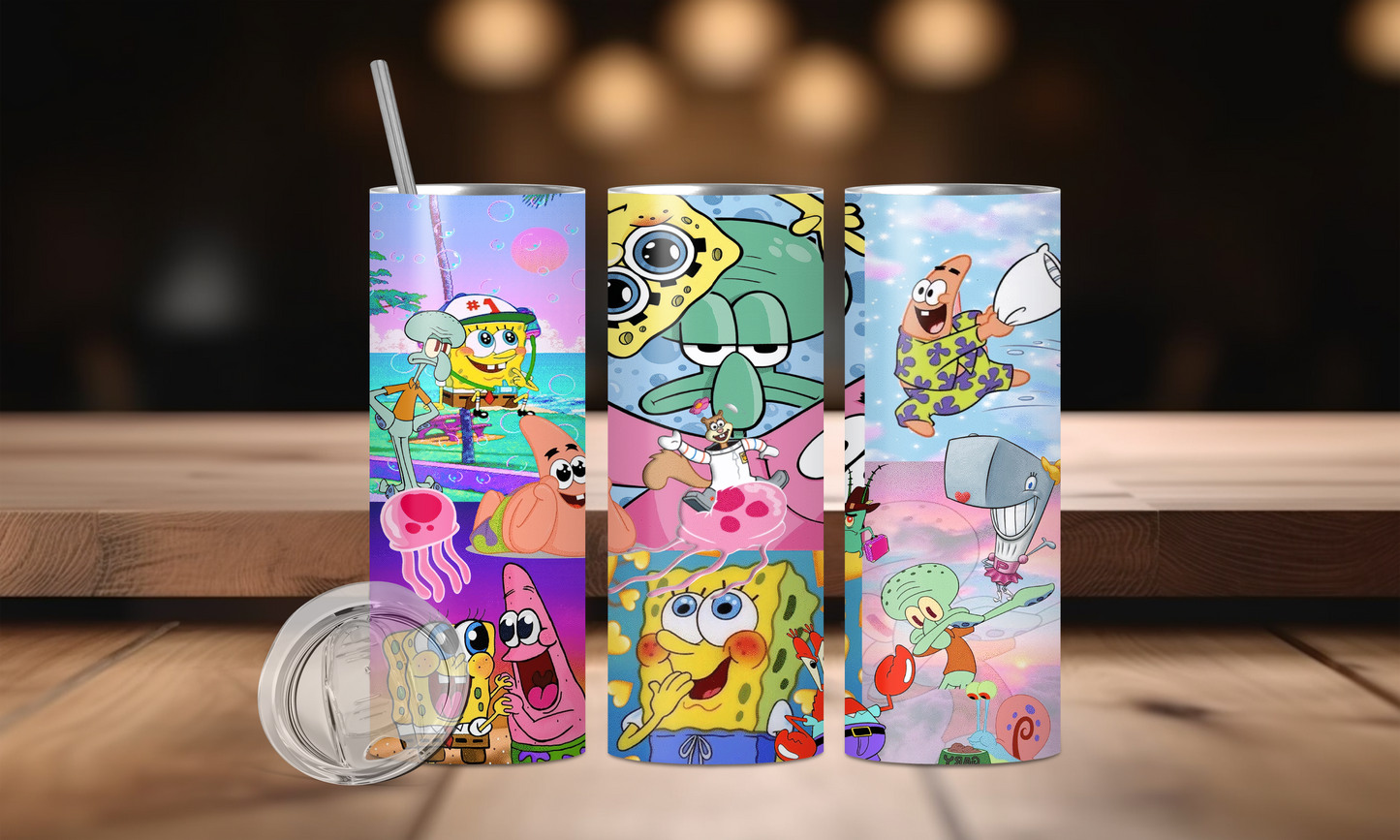 20 oz Spongebob and Friends Tumbler