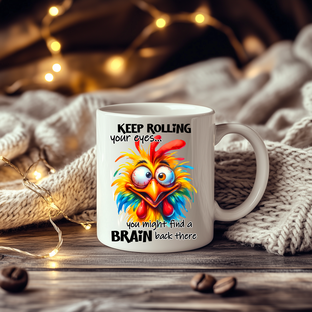 15 oz Coffee Mug - Keep Rolling