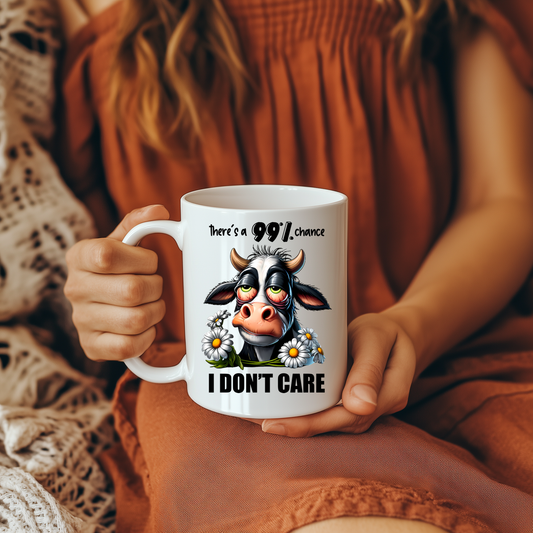 15 oz Coffee Mug - I don't Care