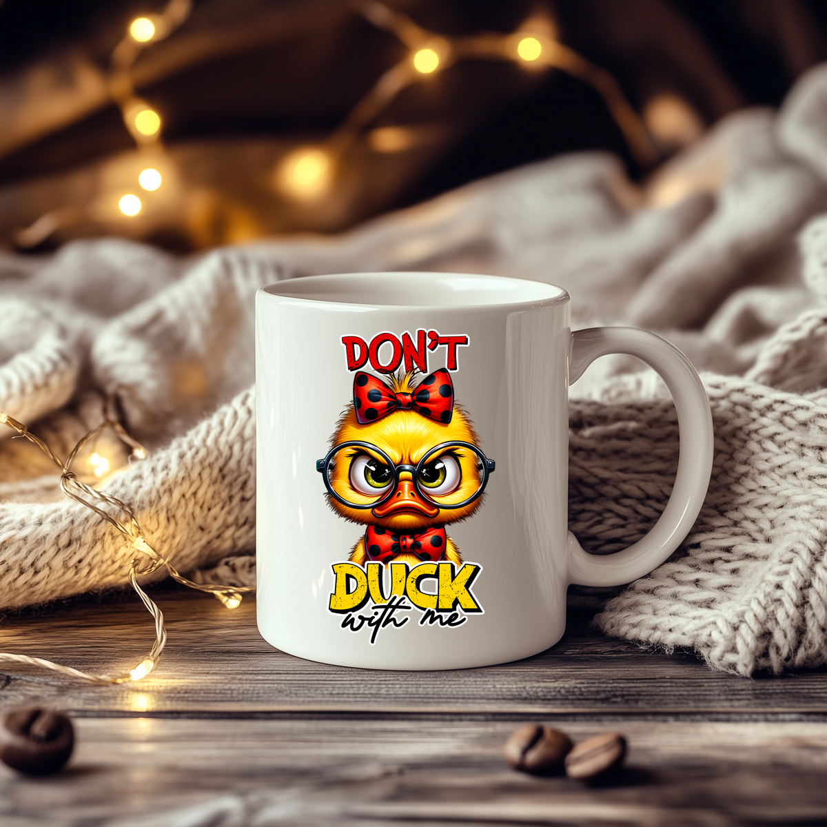 15 oz Coffee Mug - Don't Duck with me Girl Duck