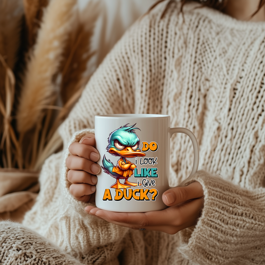 15 oz Coffee Mug - Do I look like I give a Duck