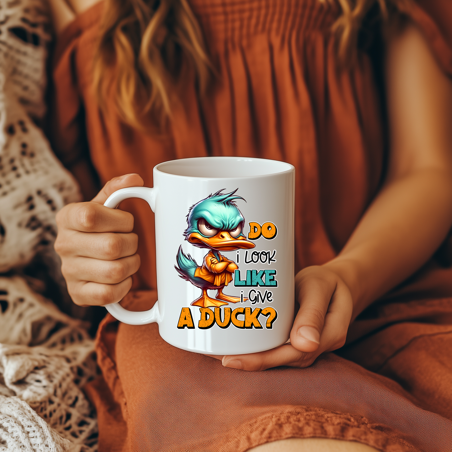 15 oz Coffee Mug - Do I look like I give a Duck