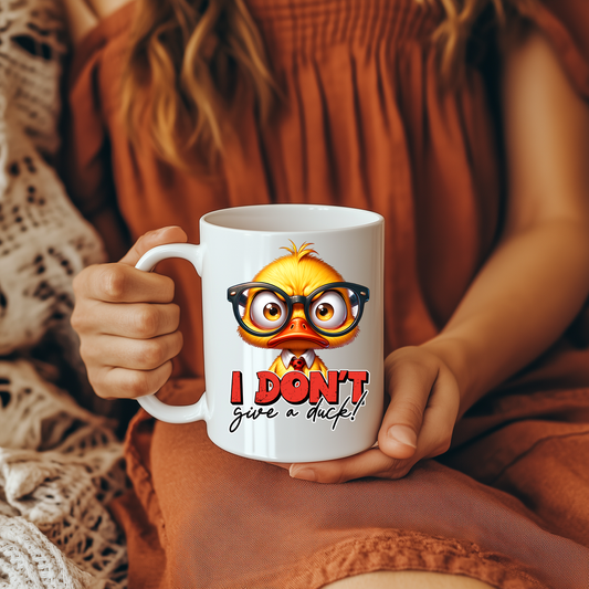 15 oz Coffee Mug - I don't give a Duck