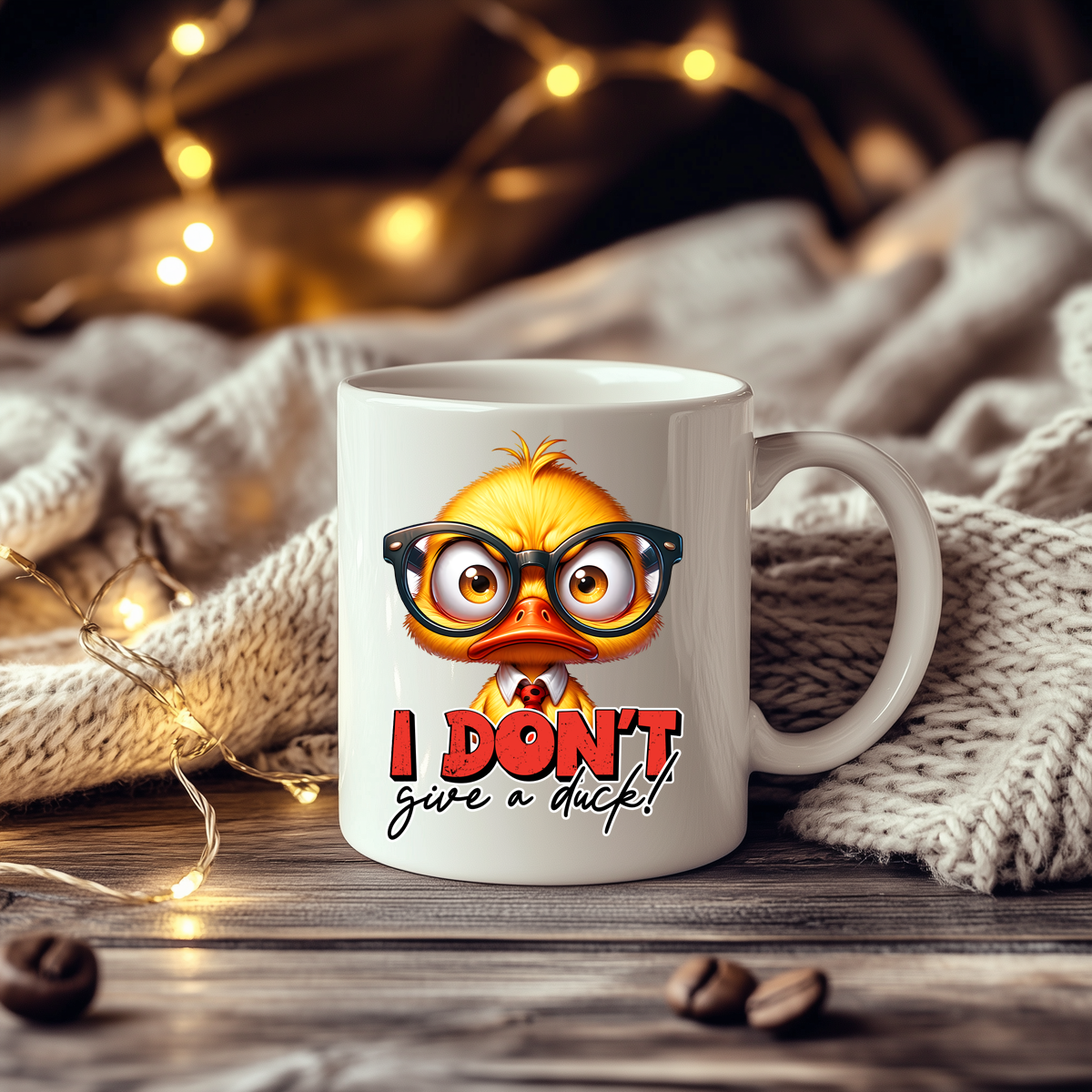 15 oz Coffee Mug - I don't give a Duck