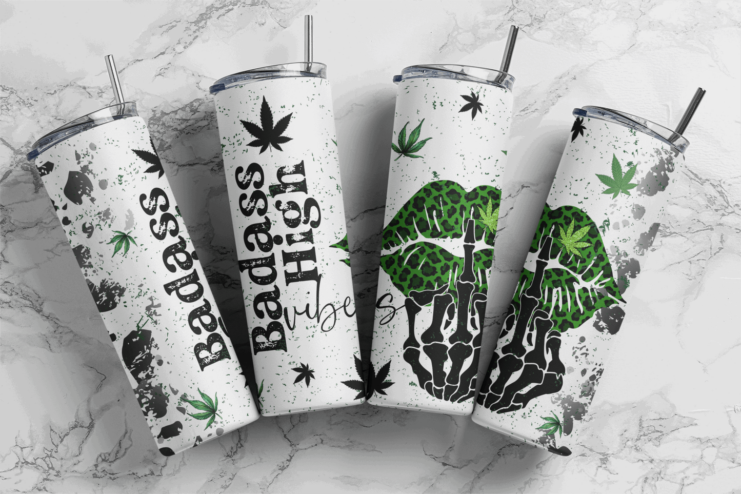 20 oz Badass High Green Tumbler