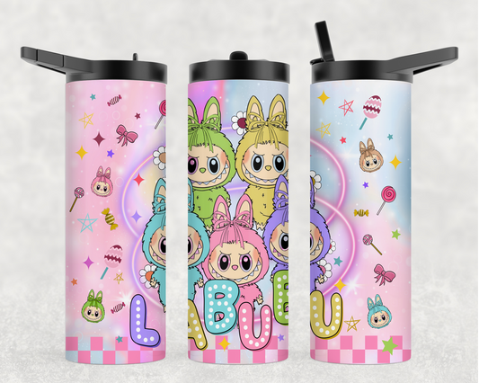 Sports lid Labubu Design Tumblers