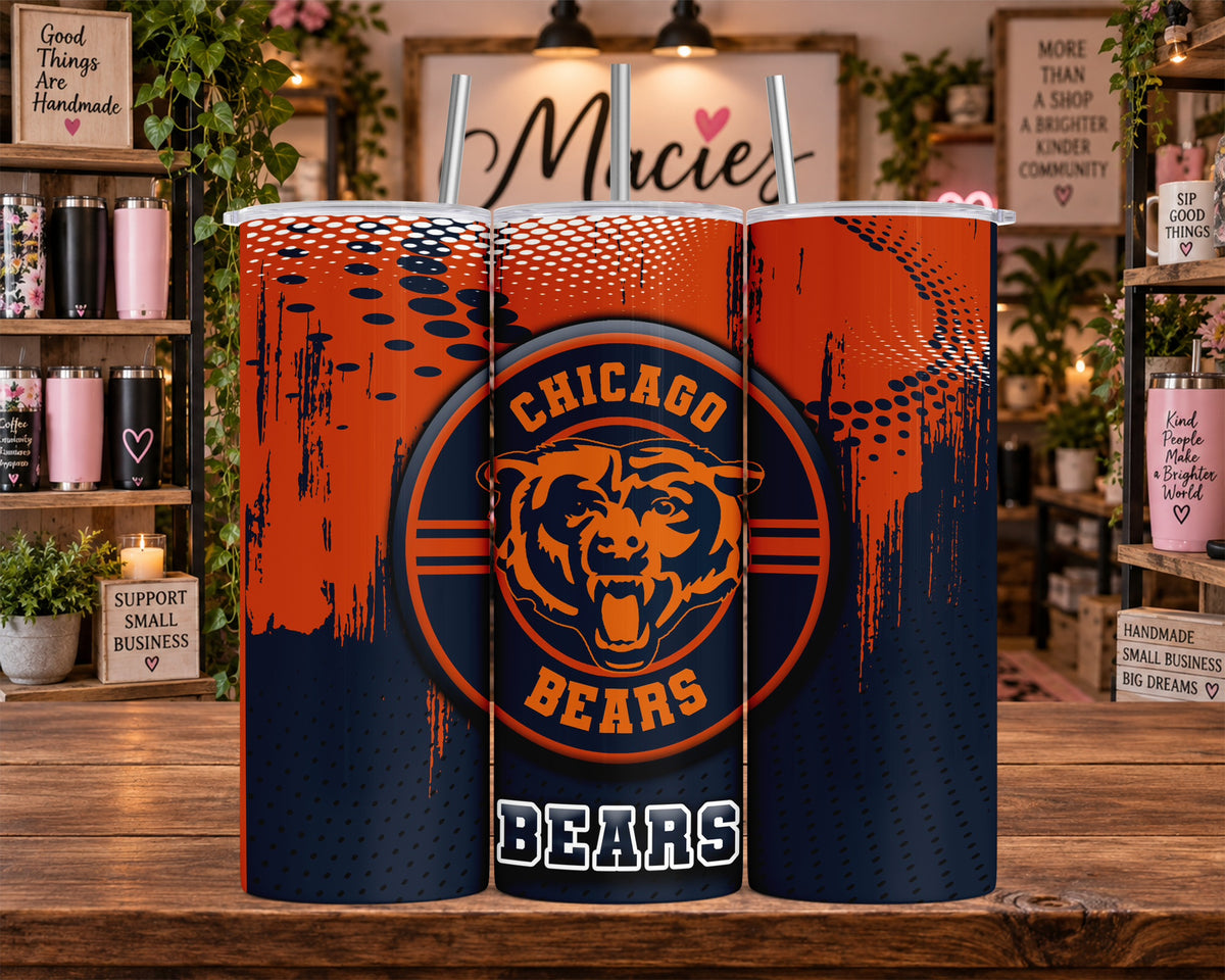 Chicago Bears Logo 20 oz Tumbler