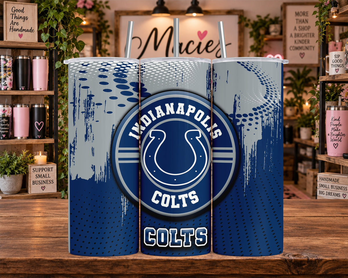 Indianapolis Colts Horseshoe Logo 20 oz Tumbler