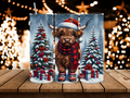 20oz Christmas Cow in Red
