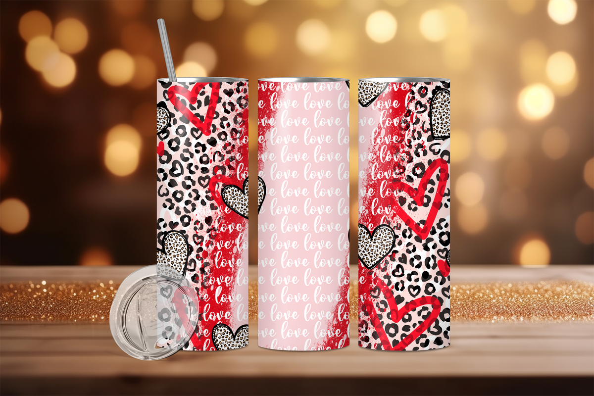 Photo of Personalized Name Heart – 20 oz Tumbler