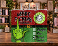 Naughty Nice Grinch Christmas 20 oz Tumbler