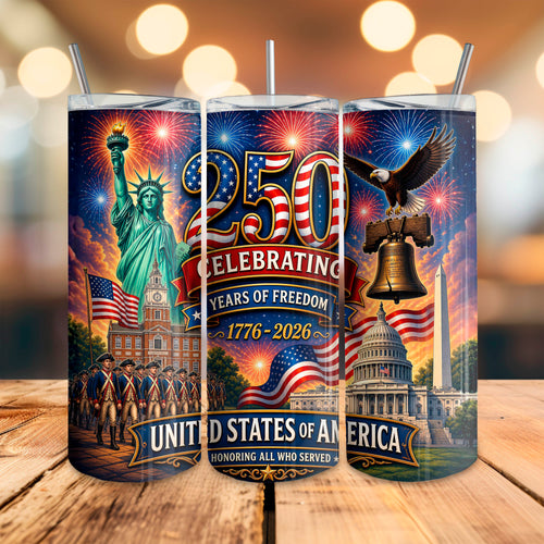 Photo of America 250 – 20 oz Tumbler