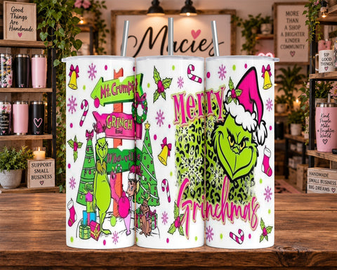 Grinch Christmas Merry Christmas 20 oz Tumbler