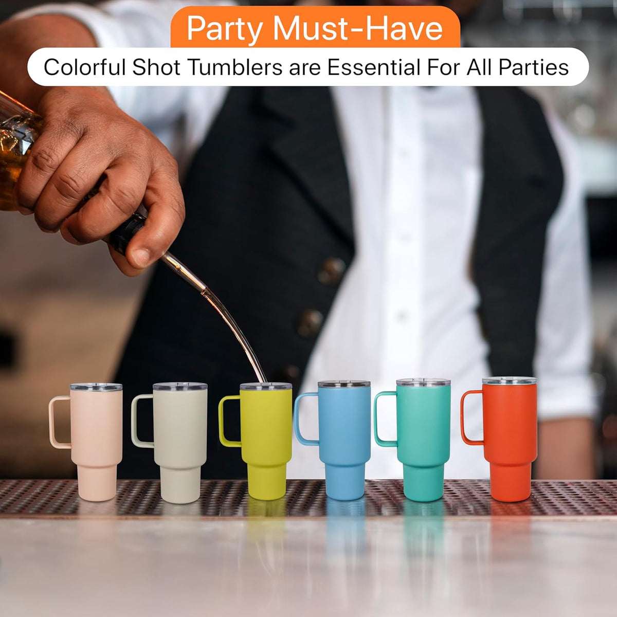 Photo of 2 oz Shot Tumbler with Handle