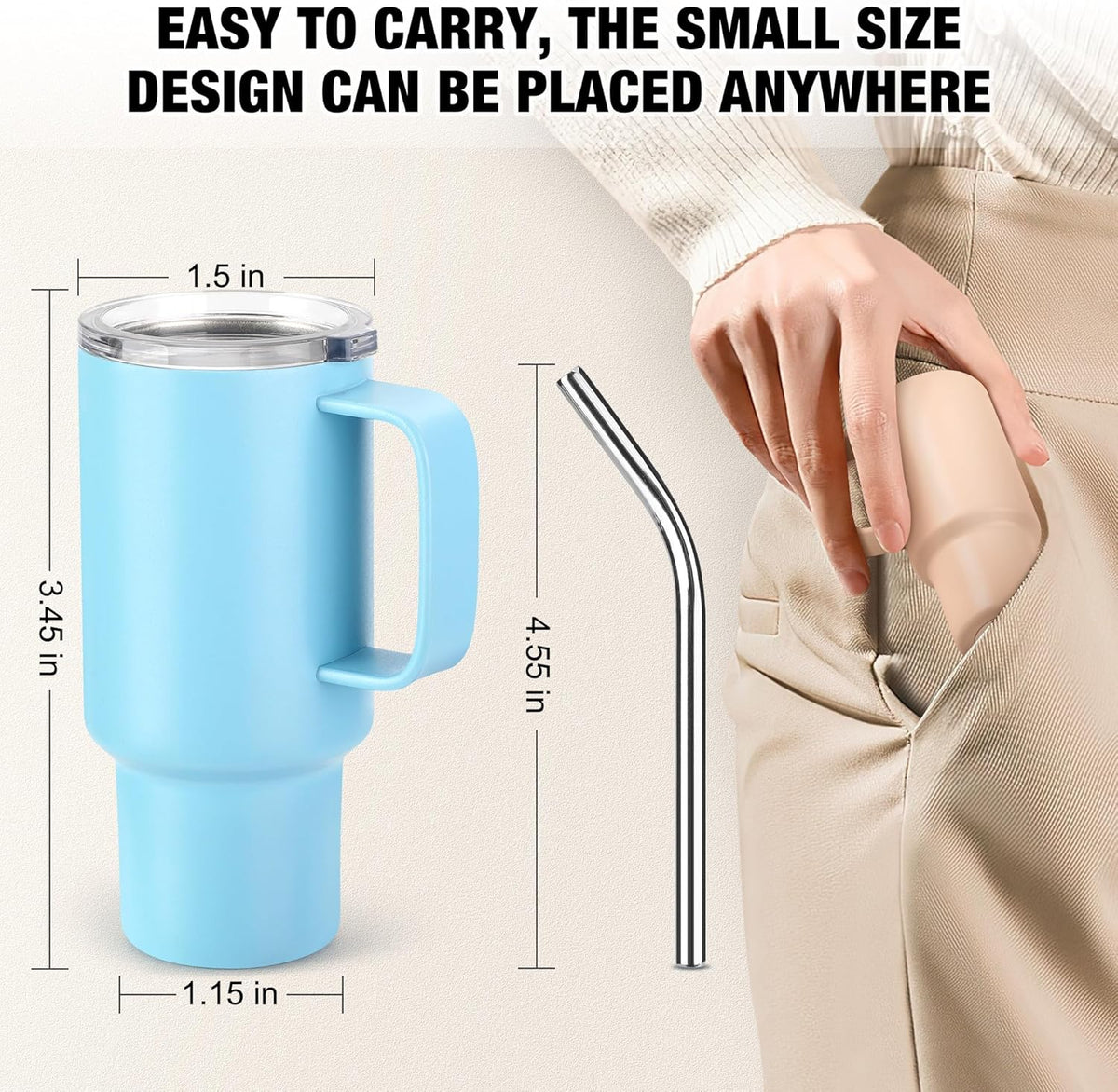 Photo of 2 oz Shot Tumbler with Handle
