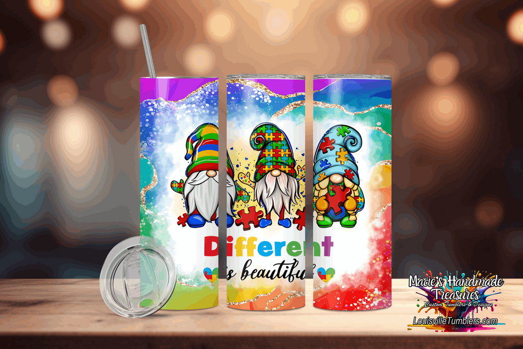 20 oz Autism Gnomes Tumbler
