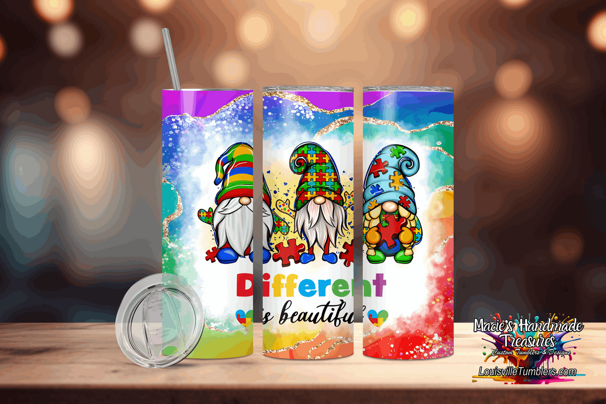 20 oz Autism Gnomes Tumbler