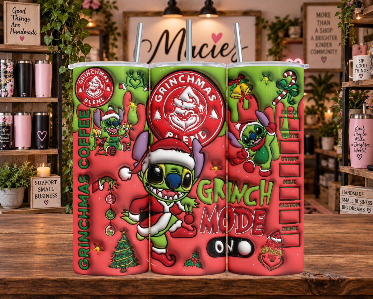 Grinchmas Holiday Characters 20 oz Tumbler
