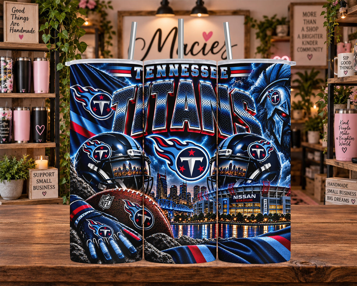 Tennessee Titans Football 20 oz Tumbler