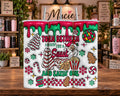Christmas Snack Santa Saying 20 oz Tumbler