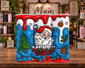 Merry Christmas Santa with Christmas Tree 20 oz Tumbler