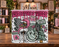 Christmas Vibes Santa and Christmas Tree 20 oz Tumbler
