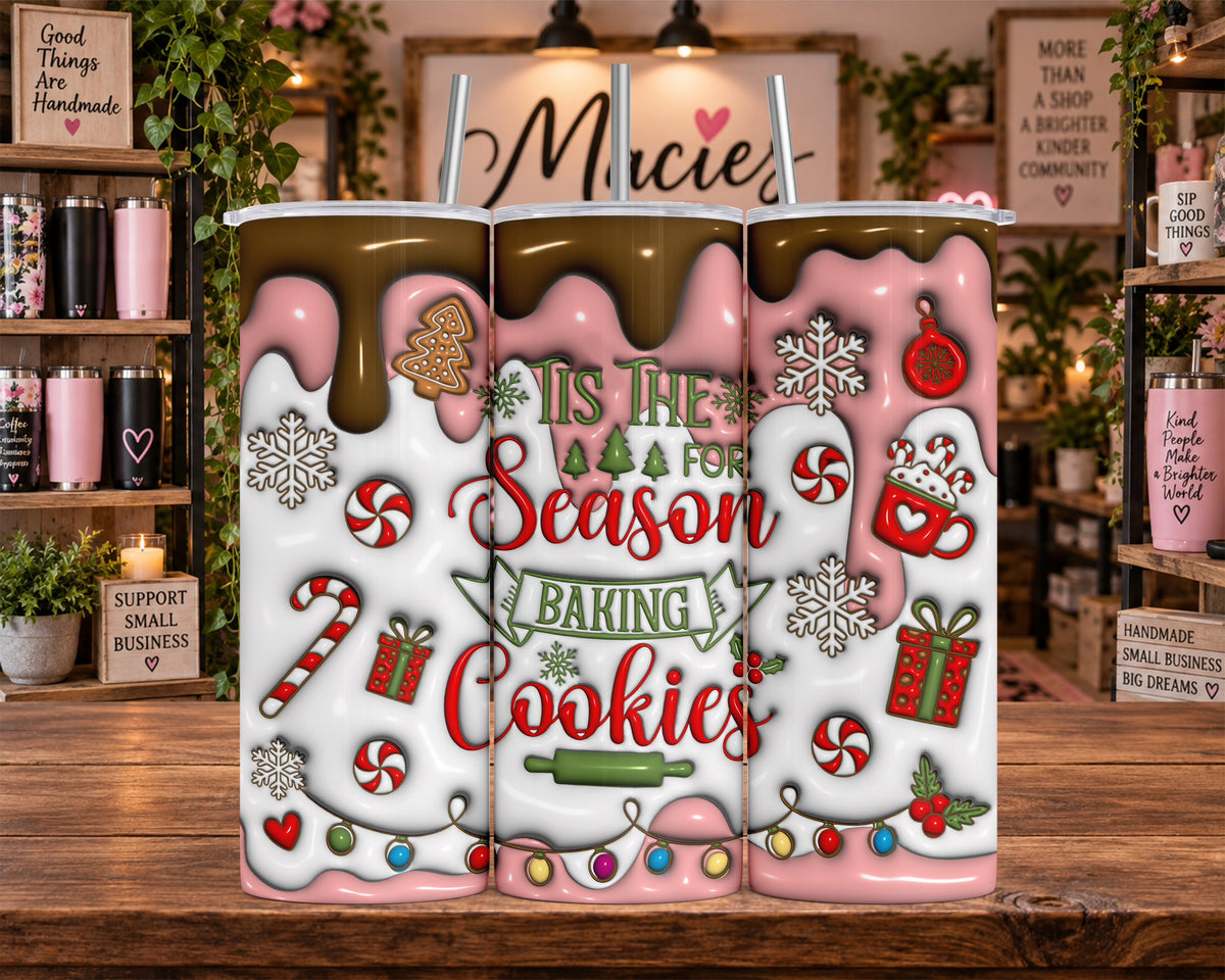 Christmas Baking Cookies 20 oz Tumbler