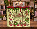 Christmas Gingerbread Bakery 20 oz Tumbler