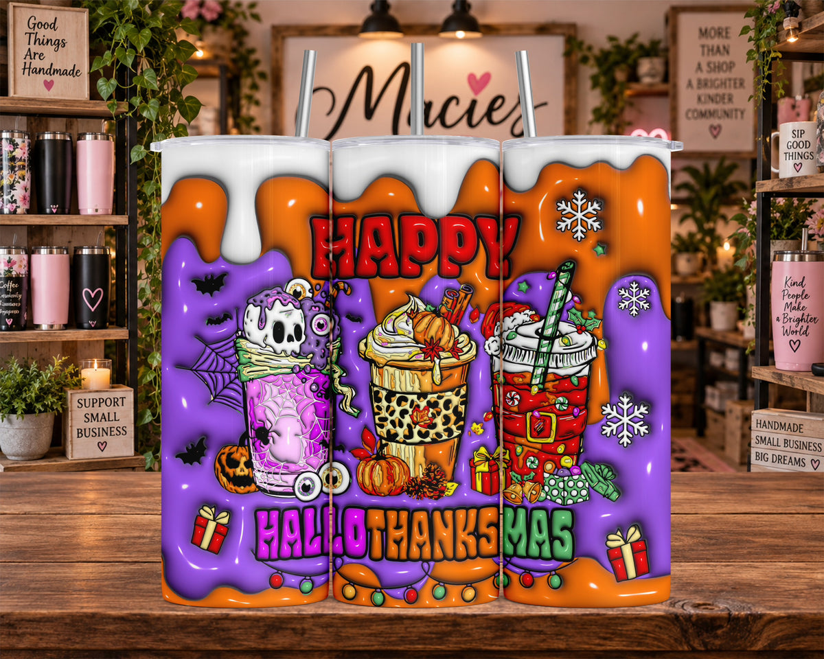 Halloween Christmas Mashup 20 oz Tumbler