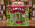 Christmas Mood Santa and Skeleton 20 oz Tumbler