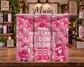 Pink Santa Most Likely to Dance with Santa 20 oz Tumbler