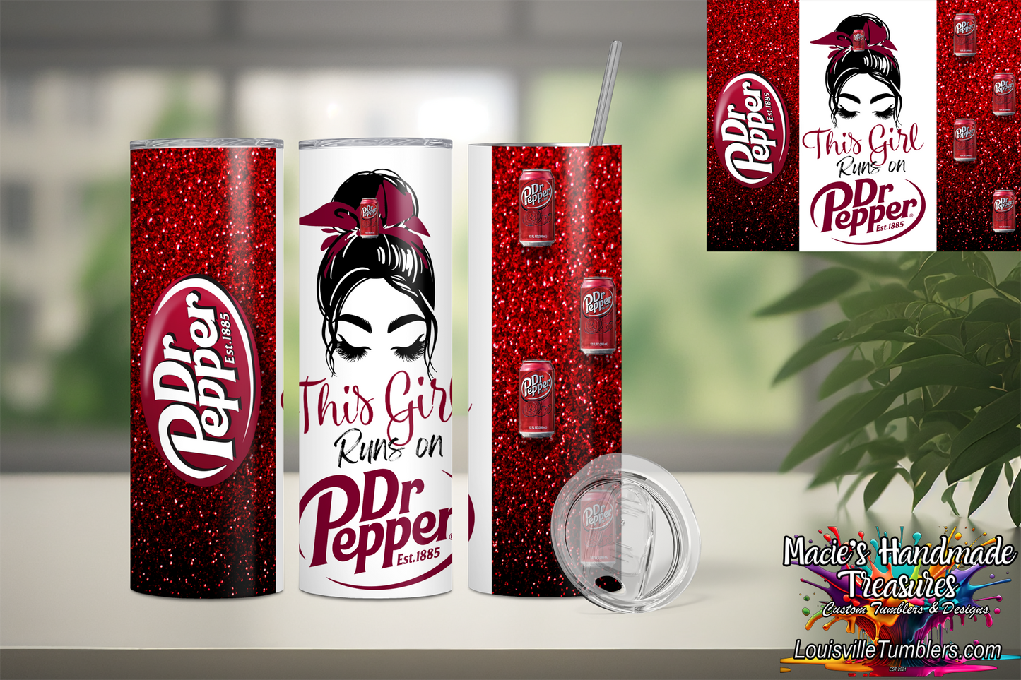 20 oz Dr Pepper Girl