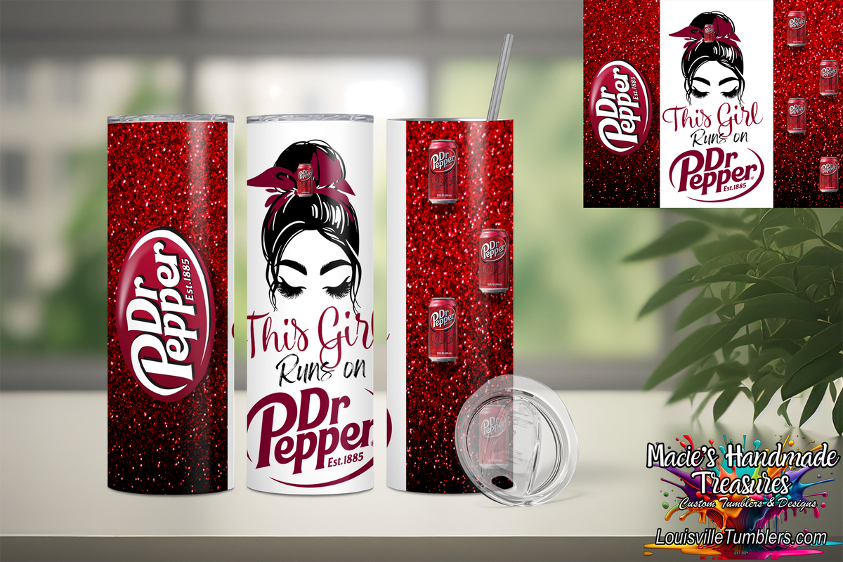Dr Pepper Girl – 20 oz Tumbler