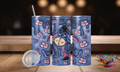 20 oz Eeyore Purple Tumbler