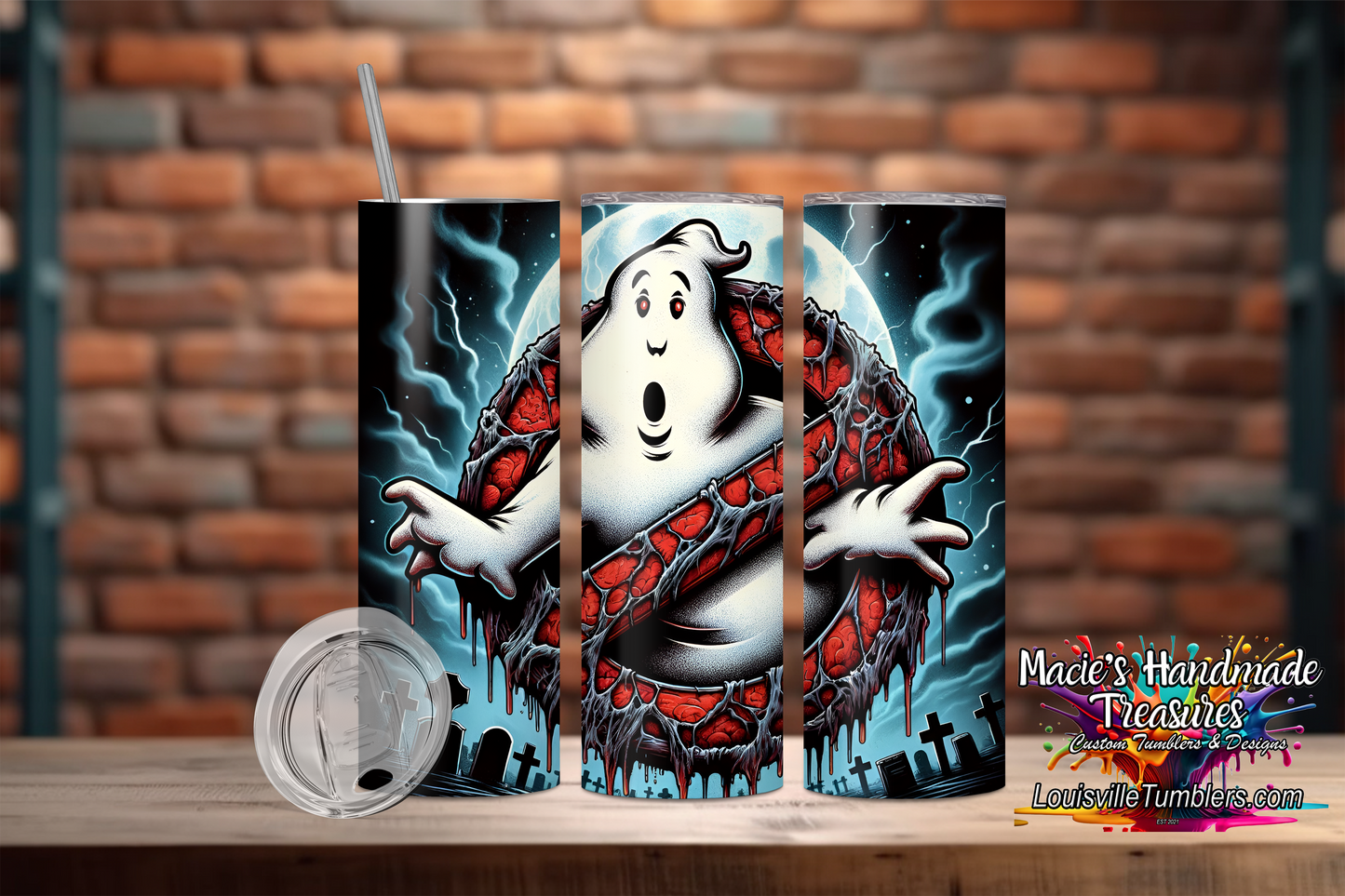 20 oz GhostBusters Electric Tumbler