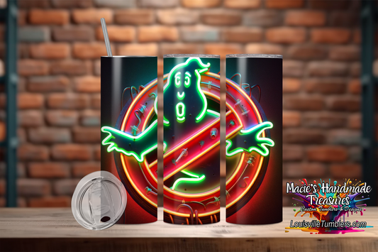 20 oz GhostBusters Neon Tumbler
