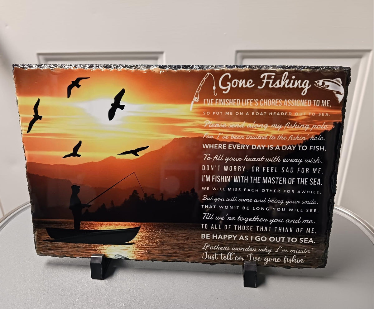 Photo of Personalized Memorial Photo Slate – 12 × 8 in