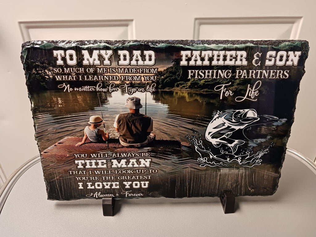 Photo of Personalized Memorial Photo Slate – 12 × 8 in