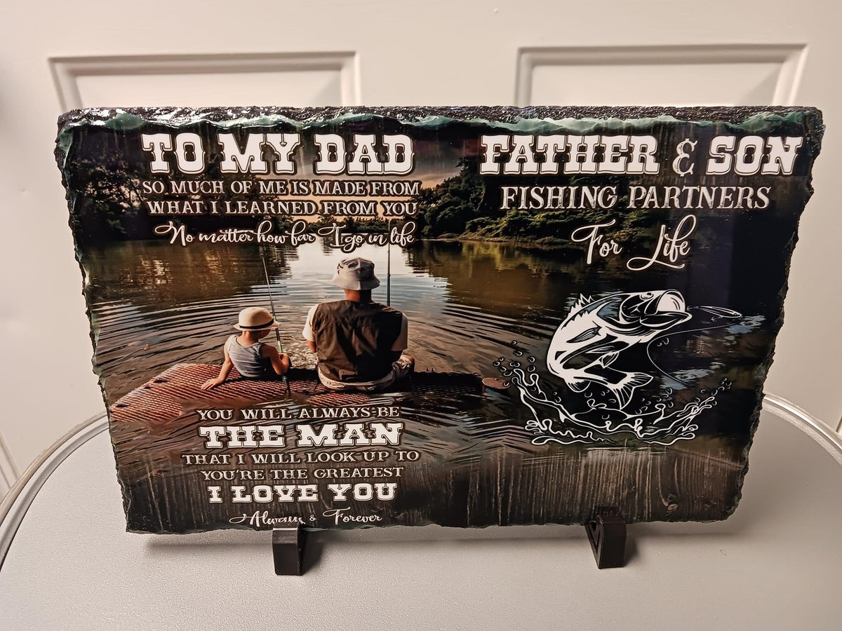 Photo of Personalized Memorial Photo Slate – 12 × 8 in