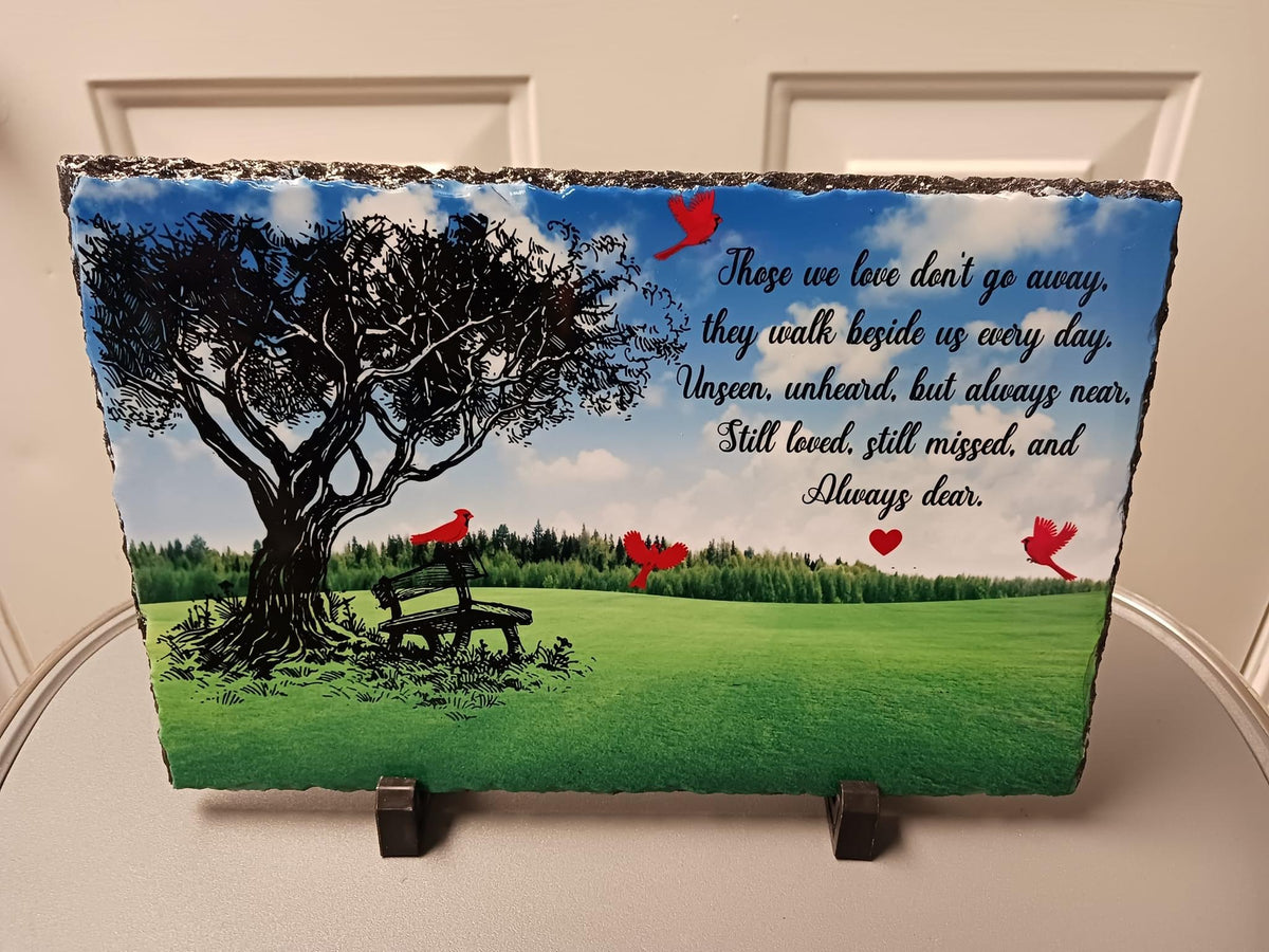 Photo of Personalized Memorial Photo Slate – 12 × 8 in