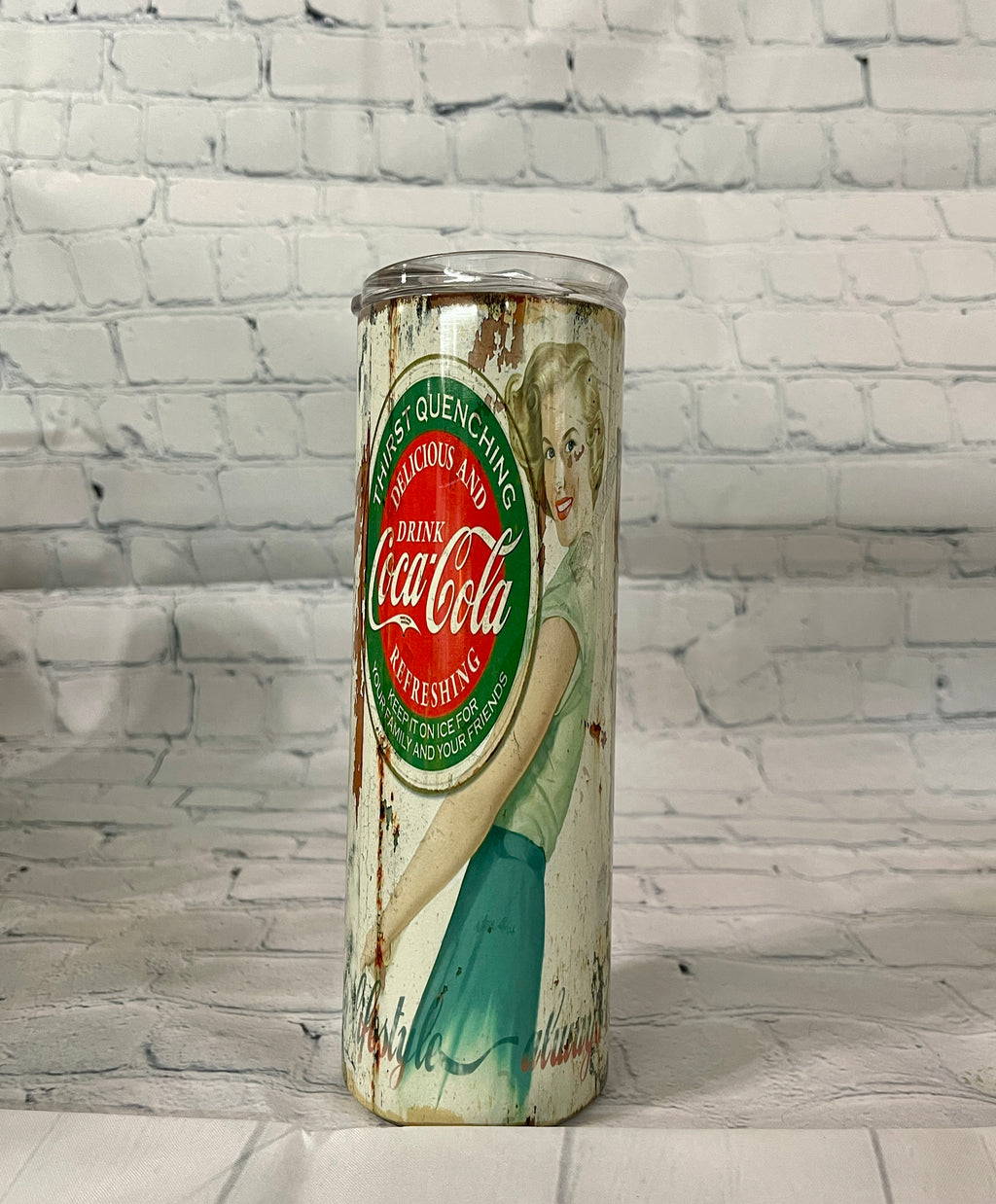 Photo of Retro Coca Cola Sign – 20 oz Tumbler